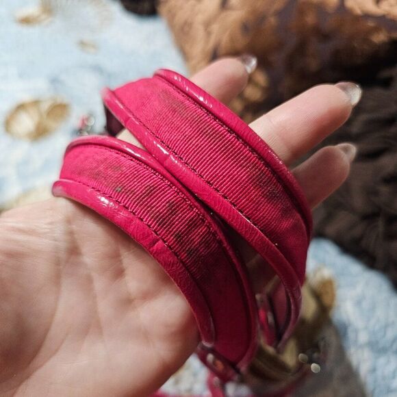 Vintage Coach y2k Poppy Daisy Satchel Purse with Crossbody Strap Bag - Picture 6 of 12